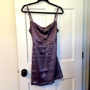 (Light) Purple dress.